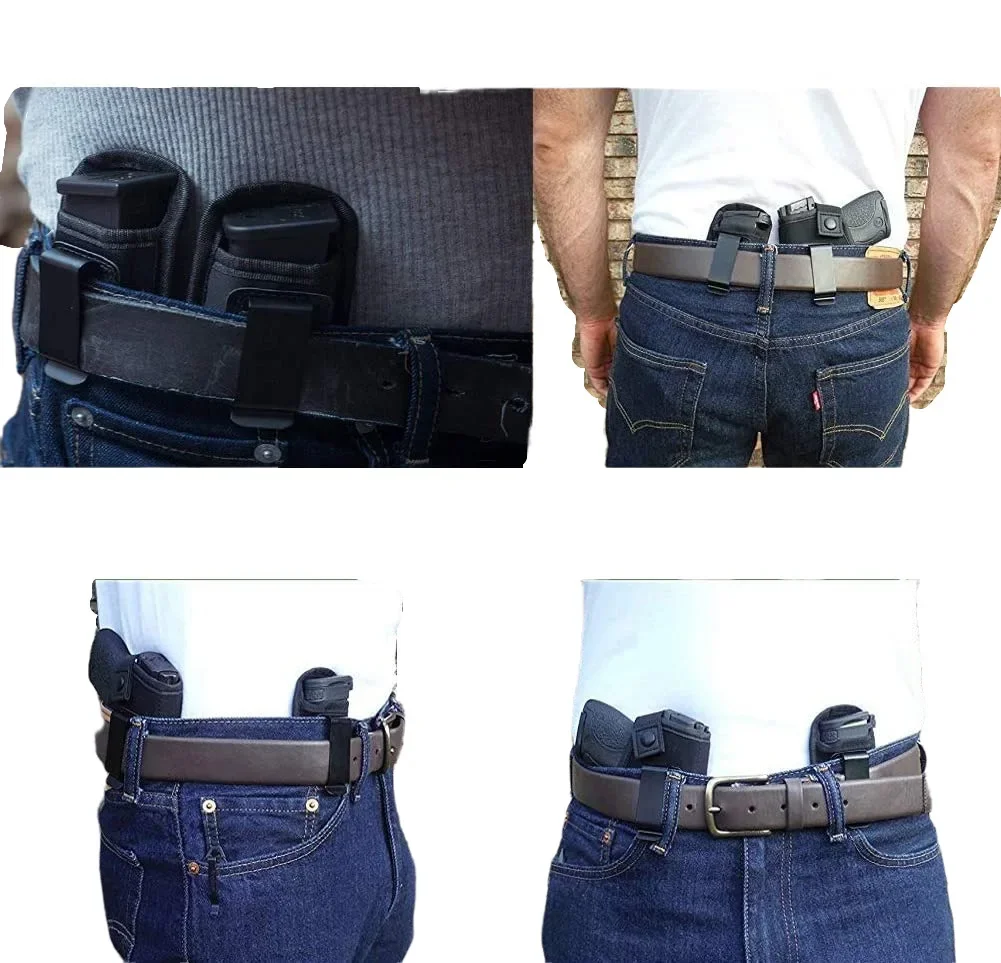 Magazine Pouch Holster Concealed Pistol Carry Case Outdoor Mag Waist Belt Pouch with Clip for Glock 17 19 1911 magazine pouch