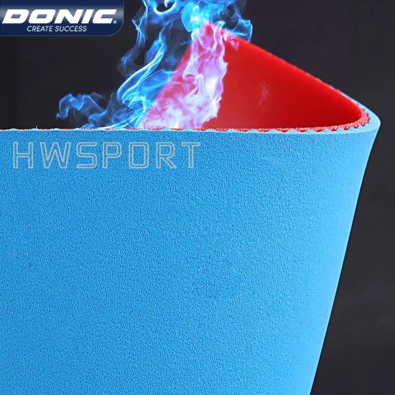 DONIC BLUEGRIP S1 S2 C1 C2 Table Tennis Rubber Sticky Pre-set Internal Energy Ping Pong Rubber with Cake Sponge Made In Germany