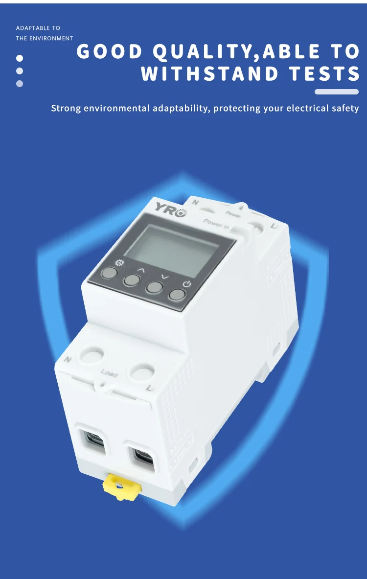 WFI switch 63A smartlife Circuit breaker Energy Meter Metering Timer with volta