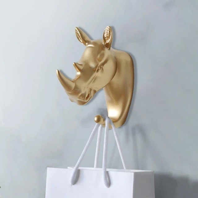 Unique Animal Head Wall Hooks for Clothes Hats and Keys - No Punching  Required - AliExpress