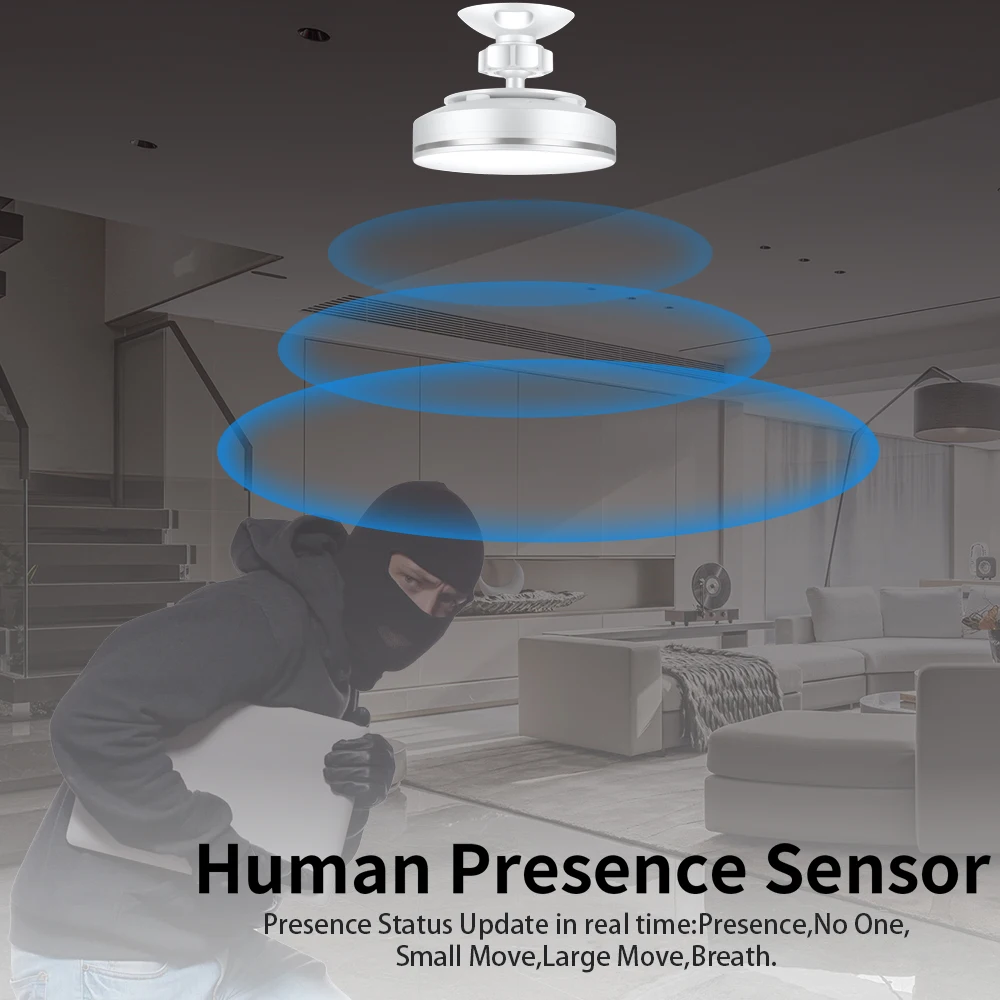 Tuya Human Presence Detector Millimeter Wave WiFi /Zigbee MmWave Smart Human Bod
