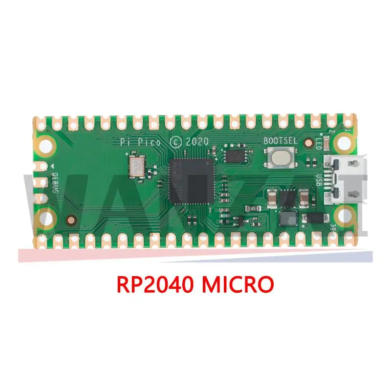 3PCS RP2040-Zero Mini Board - Raspberry Pi RP2040 MCU With Type-C USB, 2MB Flash Memory