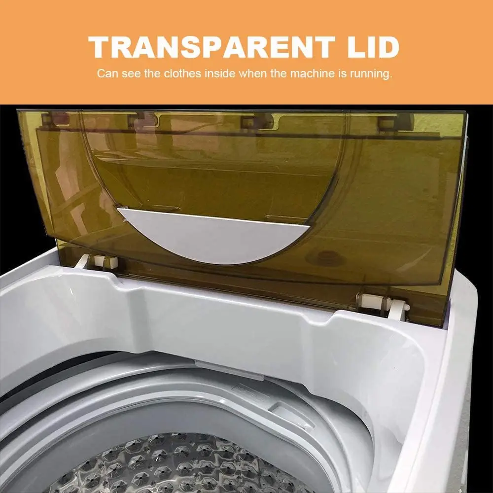 Portable Washing Machine 10 LBS Capacity Fully Automatic 1.34 Cu.ft. Top Load Portable Washer with Built-in Drain Pump