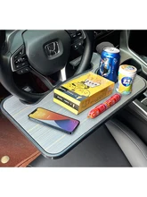  New car small table plate portable car shelving beverage tray dinner plate car steering wheel table sundry rack 