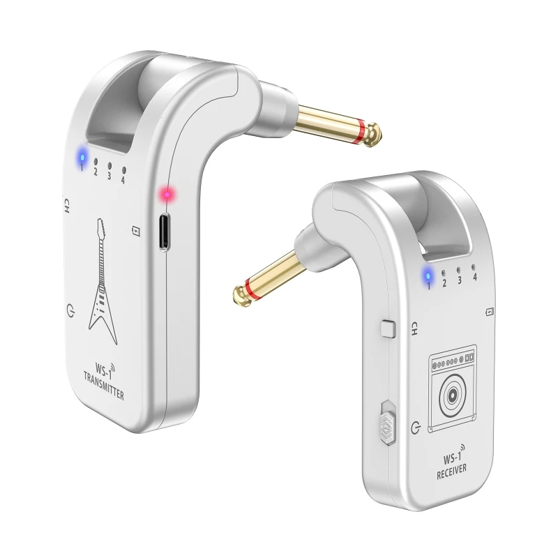 

Беспроводная гитарная система 2,4 ГГц, встроенный аккумулятор, передатчик, приемник