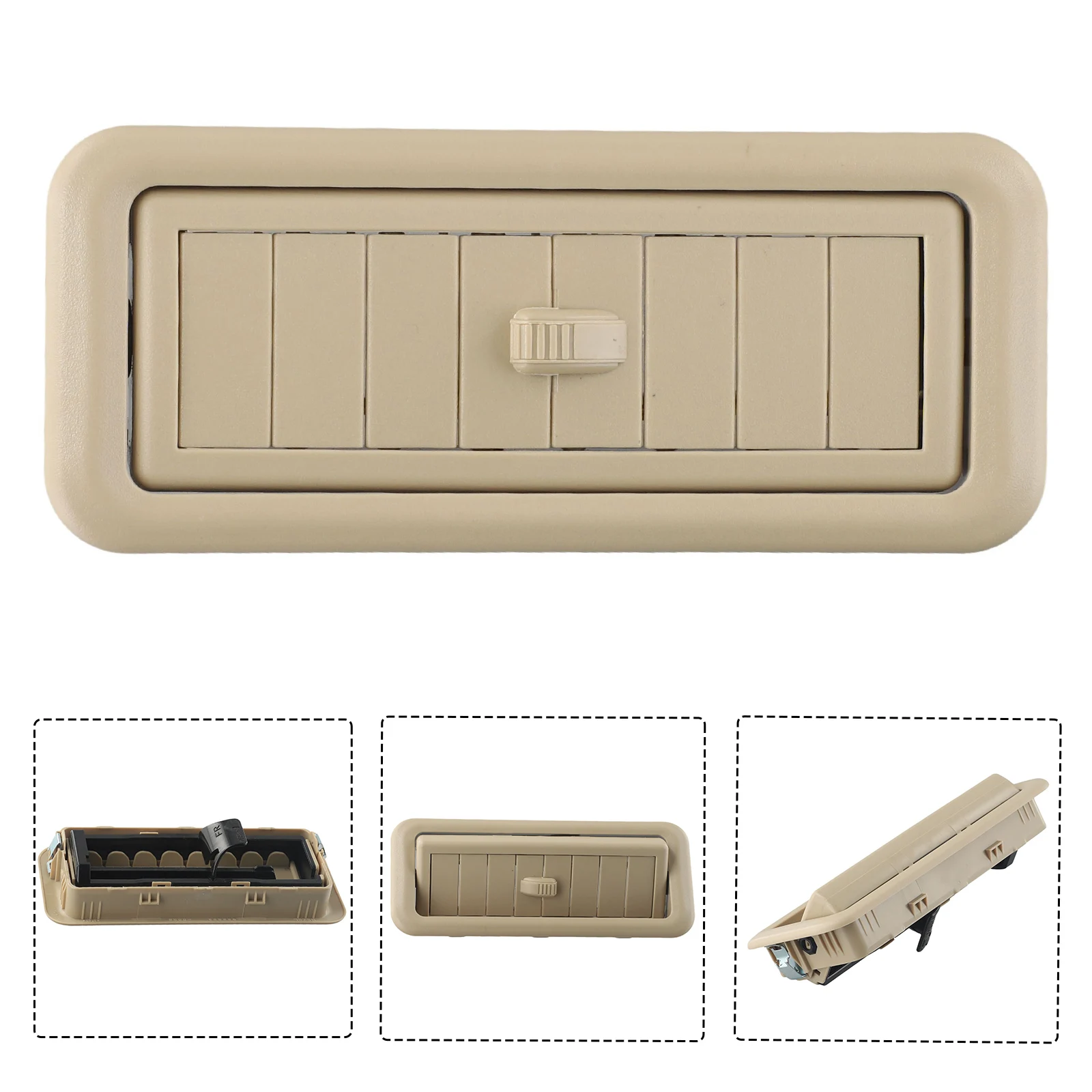 

Durable Practical Brand New A/C Outlet Air Vent Interior PART 62985-60010-B0 6298560010B0 ABS Air Conditioner Beige