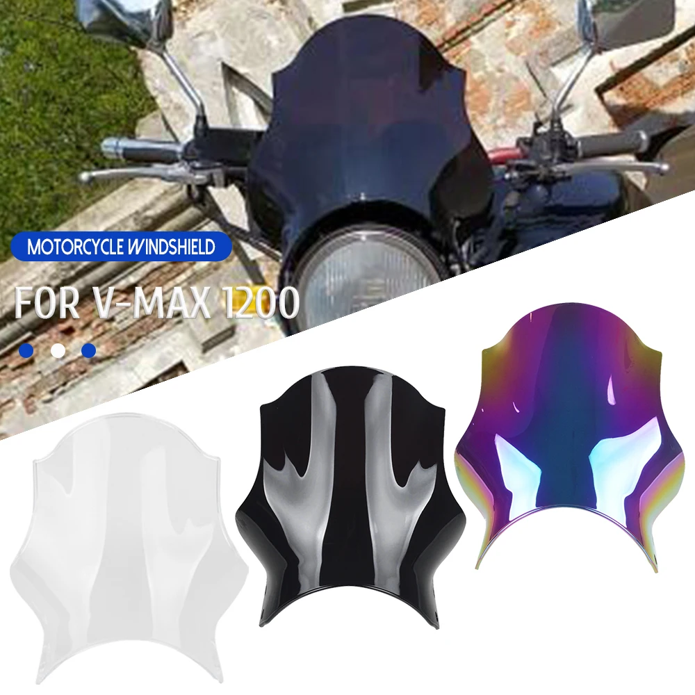 Per Yamaha V-Max 1200 V Max 1200 Protezione Deflettore Parabrezza Parabrezza Moto V-Max V Max 1200 Accessori Schermo Antivento