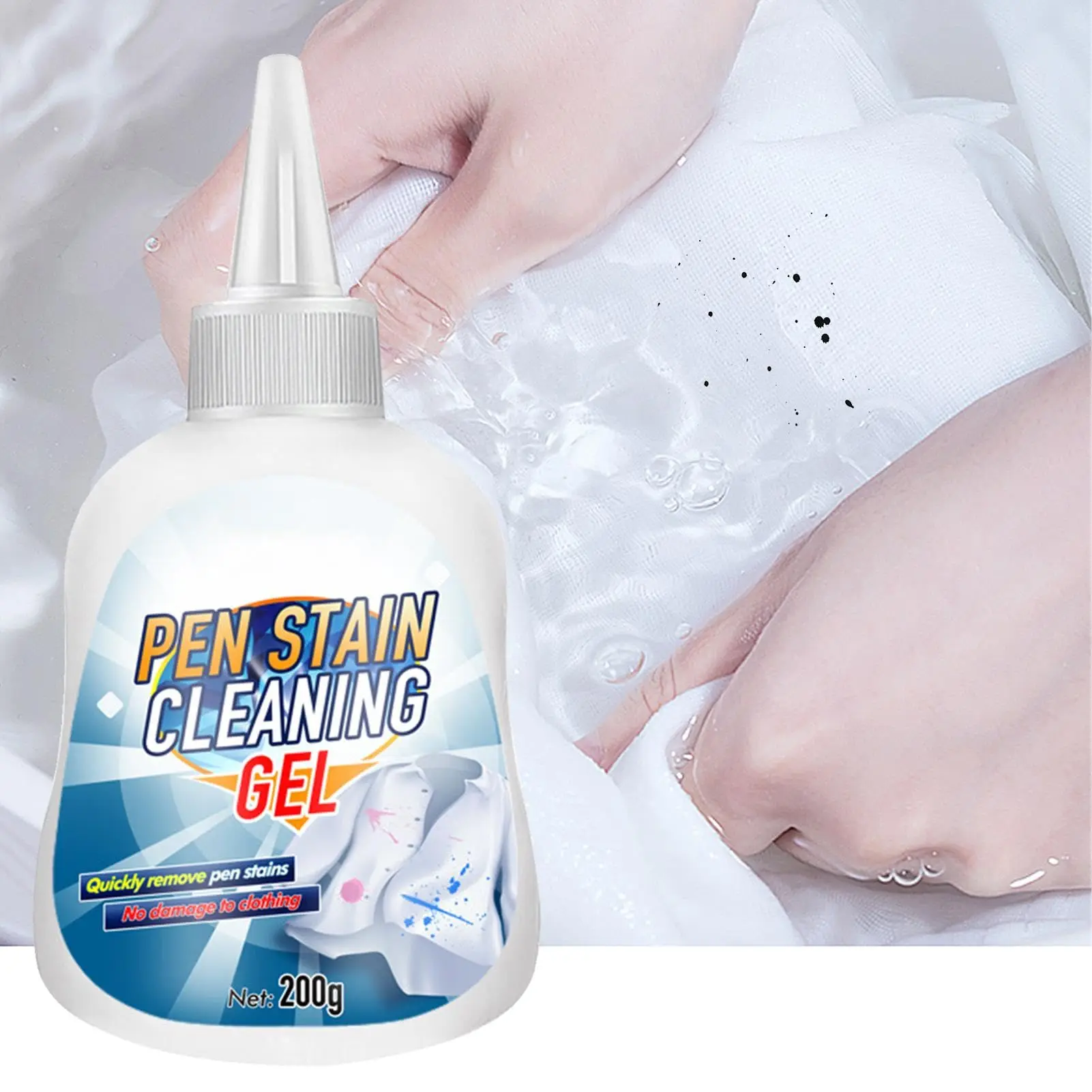 Stain Remover for Clothes - Efficient Cleaning of Stain Remover for Pen Ink Permanent Ink Remover Gentle Paint Remover