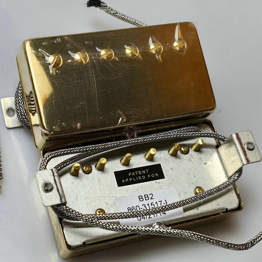 1 Set LP Guitar Pickups Alnico V BB1 BB2 Series PAF