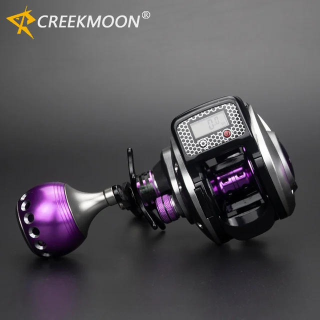 Digital Display Baitcasting Wheel 16+1 Ball Bearing Left/Right Hand Fishing  Reels Electronic Line Counter 6.3:1 Sea Casting Reel - AliExpress