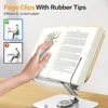 Adjustable Reading Bookshelf Multi-functional Foldable Aluminum Alloy Reading Stand Portable Rotation Ergonomic Design Bookshelf 5