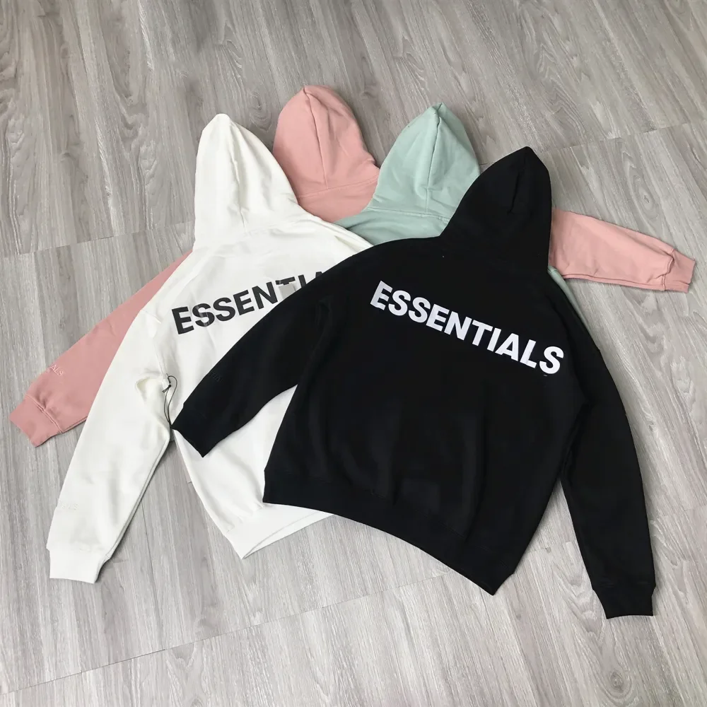 

Cooocoll Essentials Hoodie Streetwear 1:1 Luxury Brand Simple Loose Oversized Casual Cotton Woolen Pullover Hooded Tops For Men