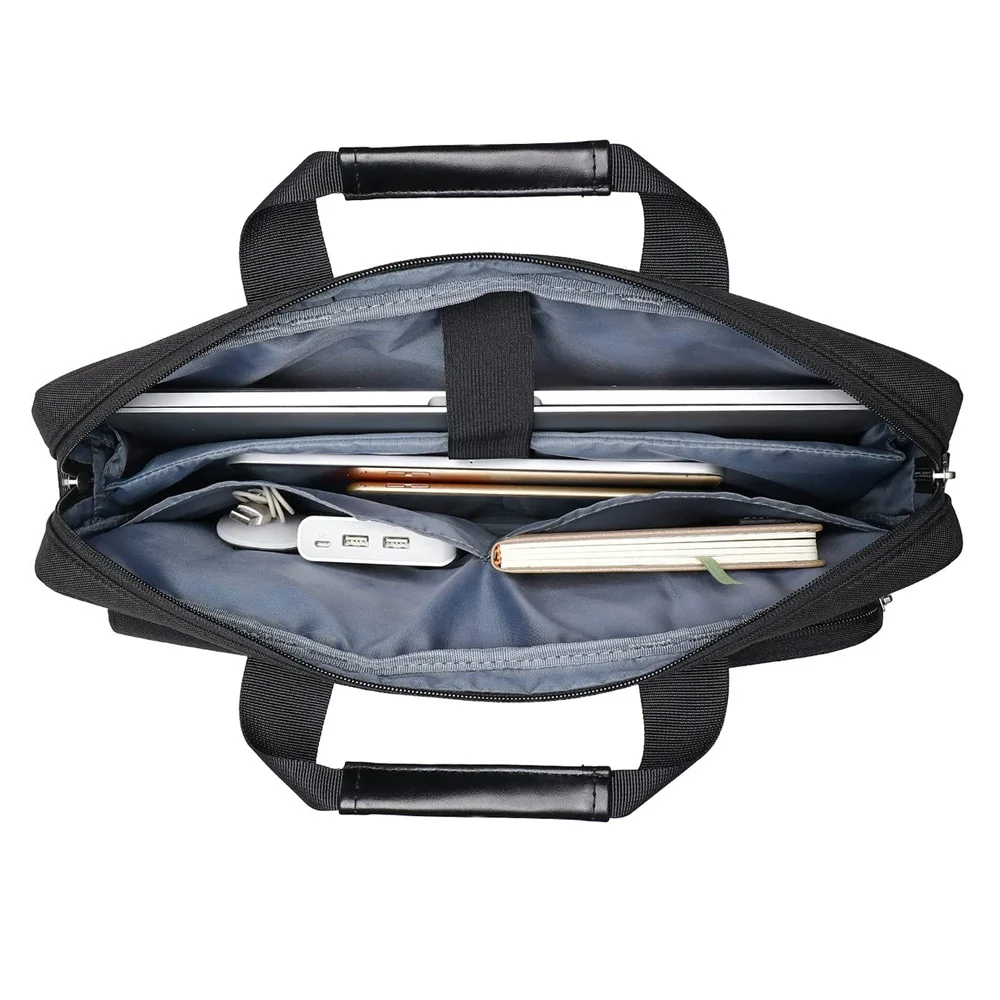 Polegada Bolsa do Portátil Manga Case para Macbook ar Pro m1 m2 2023 hp Huawei Asus Dell Notebook Bolsa de Ombro Maleta 13.3 14 15 16 - Imagem 6