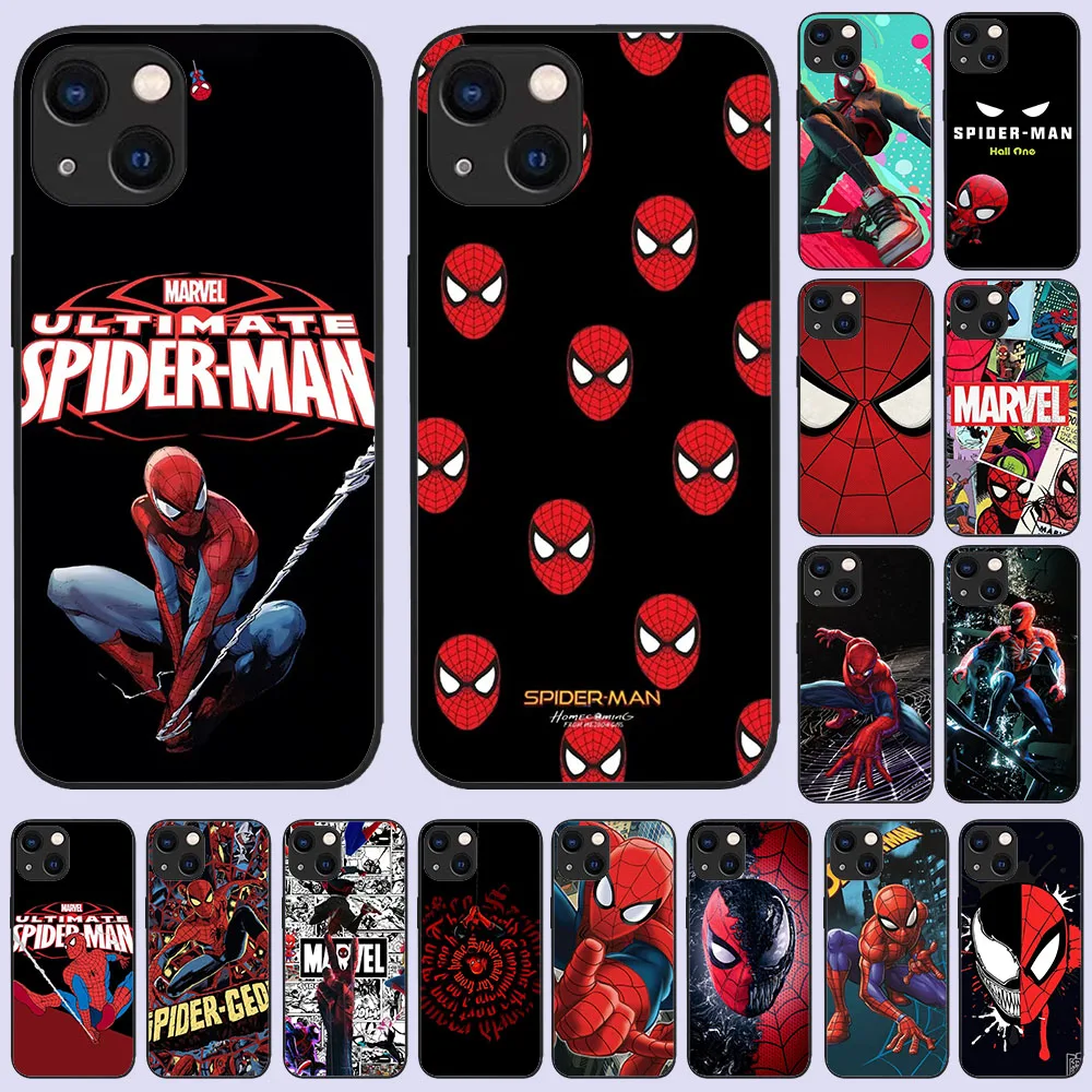 Custodia Morbida Per Huawei Mate 30 20 Smart P20 P30 P40 Y8P Lite Pro Mk-66 Spiderman