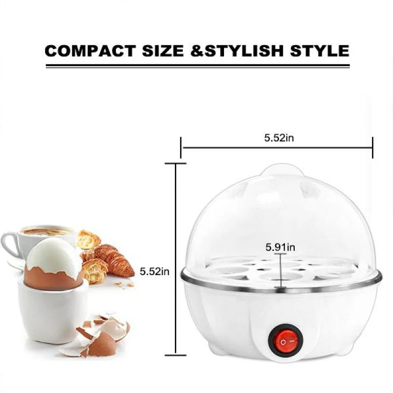 Fast Egg Cooker, Nutritious Eggs Healthy ModelSafe Capacity Electric Poached Eggs With Timer Off Function 5