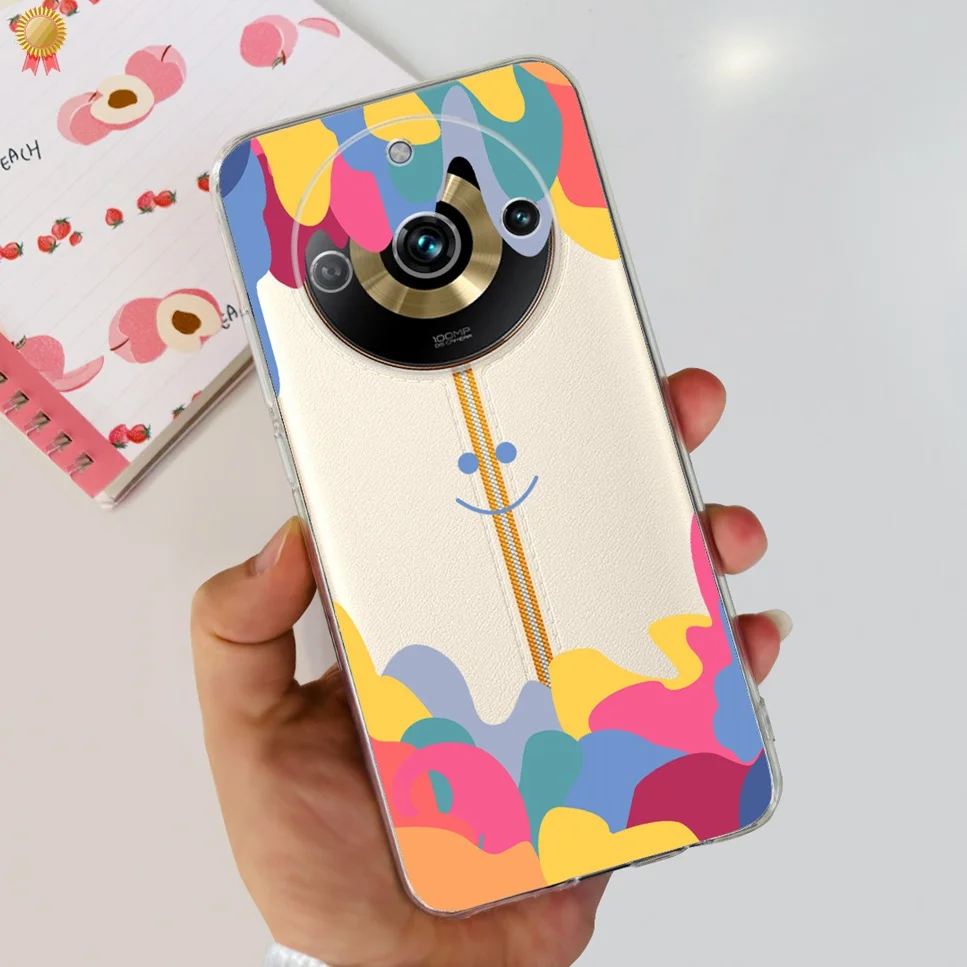 Clear Cute Cartoon Cat Soft Silicone TPU Back Cover