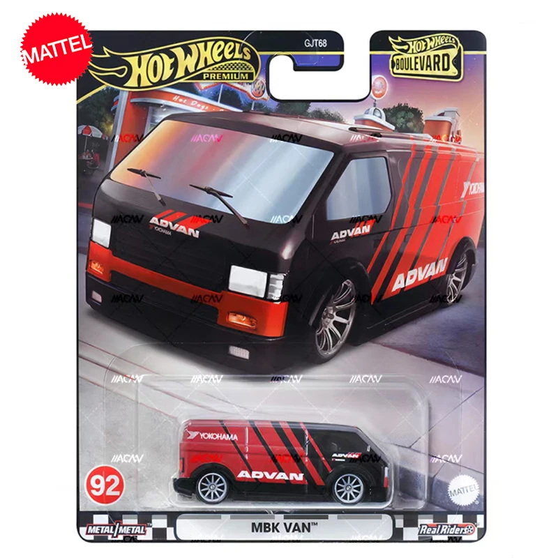 

Оригинальный Mattel Hot Wheels Premium Car 1:64 металлический литый под давлением бульвар MBK VAN игрушечные модели автомобилей для мальчиков коллекция подарок на день рождения