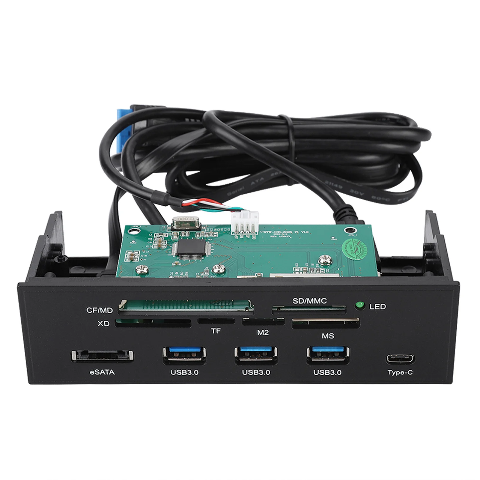 5,25 Zoll multifunktion aler interner Kartenleser Armaturen brett PC Frontplatte Kartenleser Zubehör interner Kartenleser PC Frontplatte – Detail 4