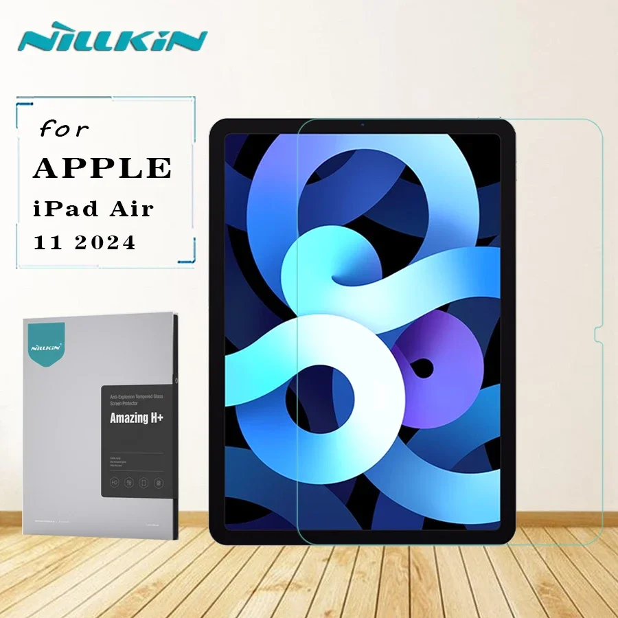 

Nillkin для Apple iPad Pro 13 11 Air 11 2024 закаленное стекло H + противовзрывная защита экрана устойчивая к грязи Ультрапрозрачная тонкая