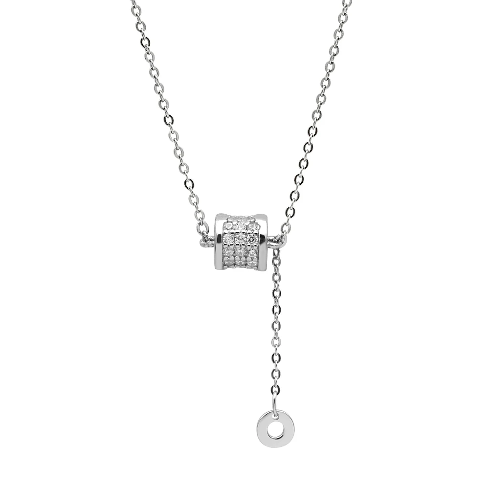 

Женская цепочка из серебра 925 пробы с бахромой