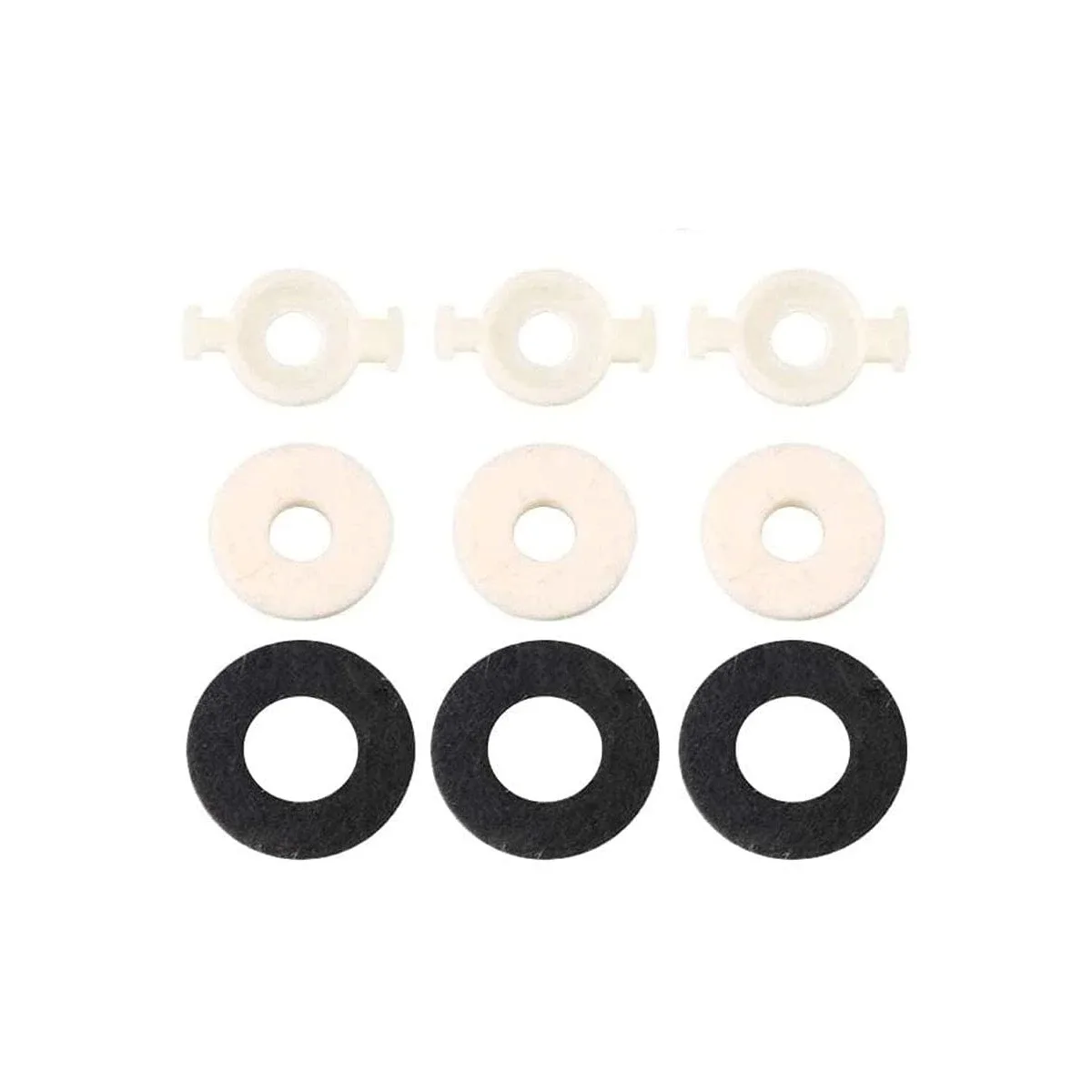 16pcs Trumpet Valve Spring Felt Washers Cork Pad Set Trumpet Valve Replacement Parts Piston Repair Kit trumpet instrument