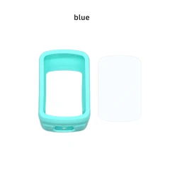 Silicone Soft Edge Protective Case with Screen Protector Film (Green)