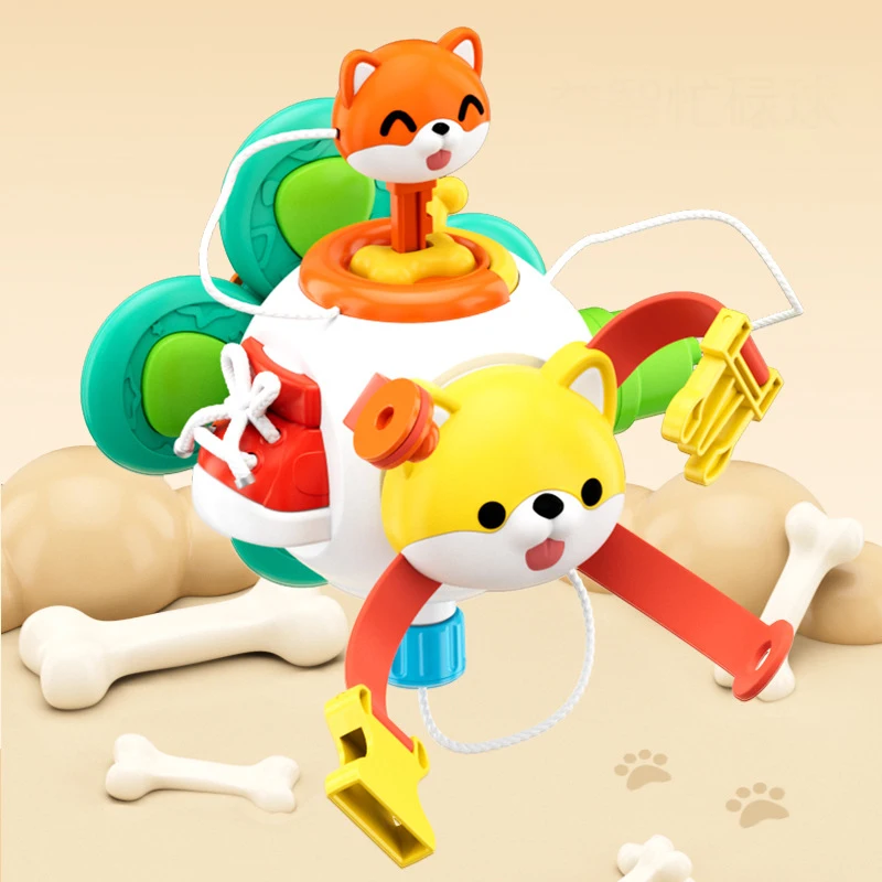 Baby Montessori Busy Cube 5