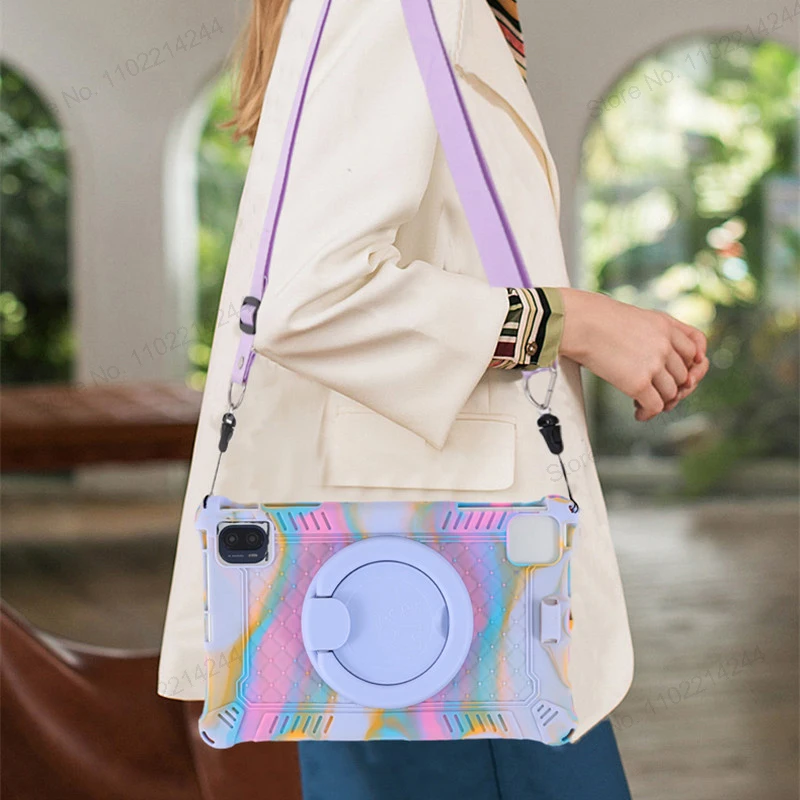 Capa Protetora para Tablet Silicon Stand Estojos para Crianças Tcl Tab 10s 10l 10.1 10.36 - Imagem 6