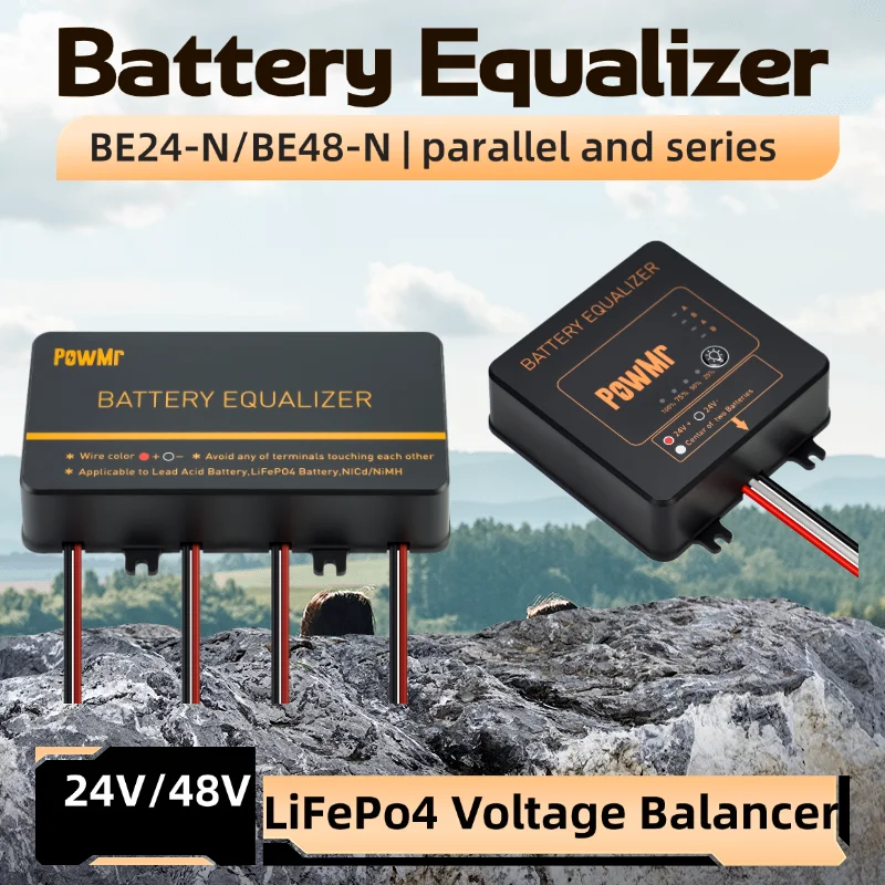 24V 48V Battery Balancer Solar System 12V Battery Equalizer Lead Series Solar Cell Regulator
