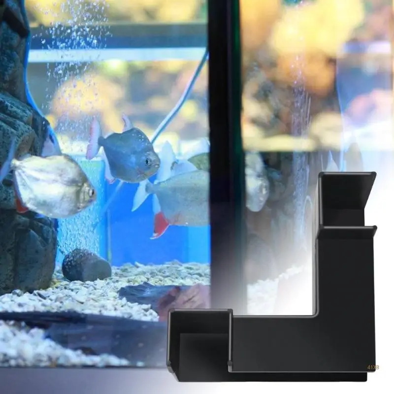41XB Fish Hideouts for Aquarium Decoration Aquarium Undergravel Fish Tunnel Cave for Tanks