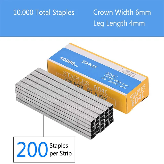  10/20Pcs PVC Plant Branch Tie Tape With 1 Box Staples Garden Package Tool For Garden Banding Machine Vegetable Fruit Tree Tape 6