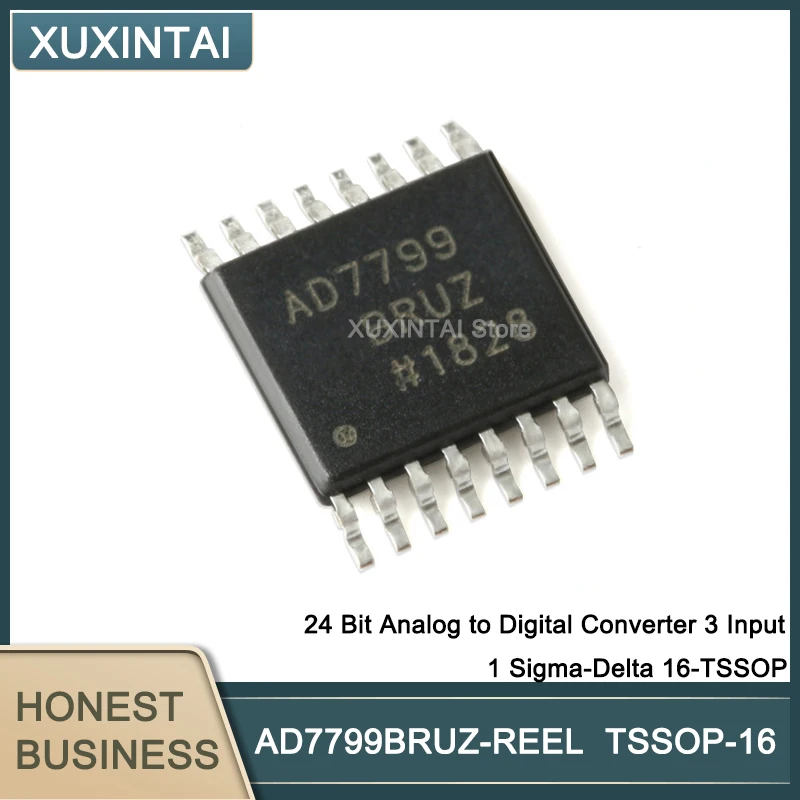 5 Pz/Lotto Nuovo Originale Ad7799Bruz-Reel Ad7799Bruz Convertitore Da Analogico A Digitale A 24 Bit 3 Ingressi 1 Sigma-Delta 16-Tssop