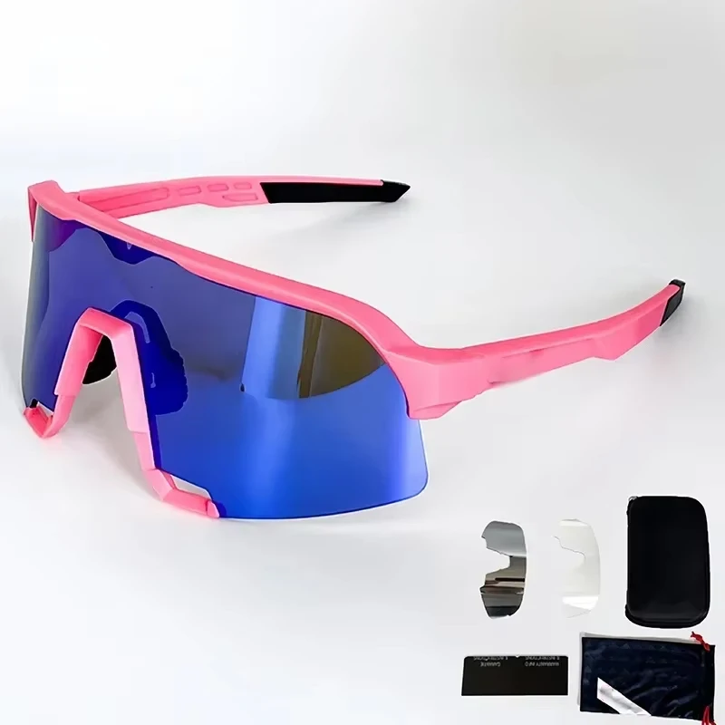 White Men's Cycling Discoloration Goggles S3 S2 Glasses Bicycle Goggles Sports Sunglasses Polarization Road Bikes Accessory 3