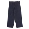 Second Order "Snow" Nep Selvedge Jeans Wide Straight Leg Denim Pants Zipper Fly 5
