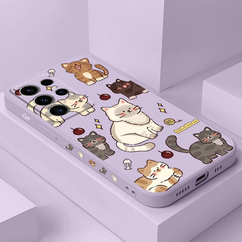 Adorable Cat Design Phone Case Cover