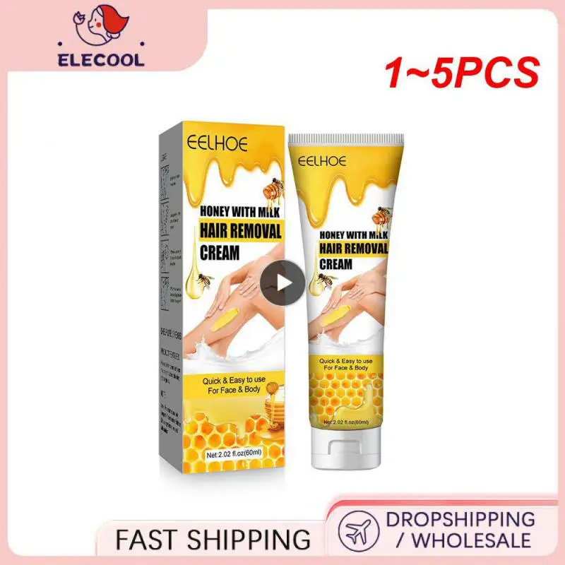 

1~5PCS Permanent Hair Removal Cream Chest Back Legs Arm And Private Areas Gentle Hair Remover Painless Nourishing Body Care Men