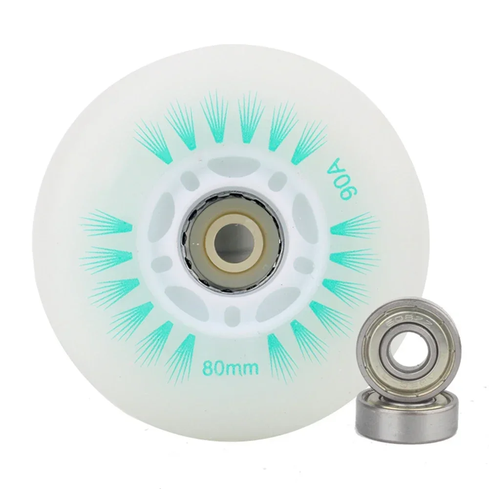Inline Skate Flash Wheels Magnetic Core Bearing 64MM-110MM Skate Wheels Quad Skates Core