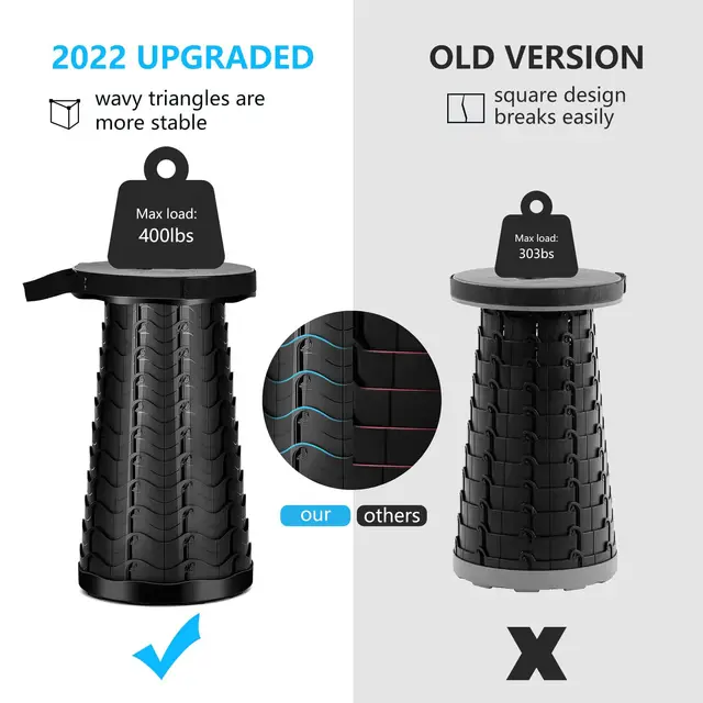 야외 모험을 위한 휴대용 접이식 스툴