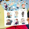 8/16Sheets Disney Frozen Puzzle Stickers Make a Face Create Your Own Elsa Olaf Anna Kids Toy Assemble Jigsaw Children Party Game 4