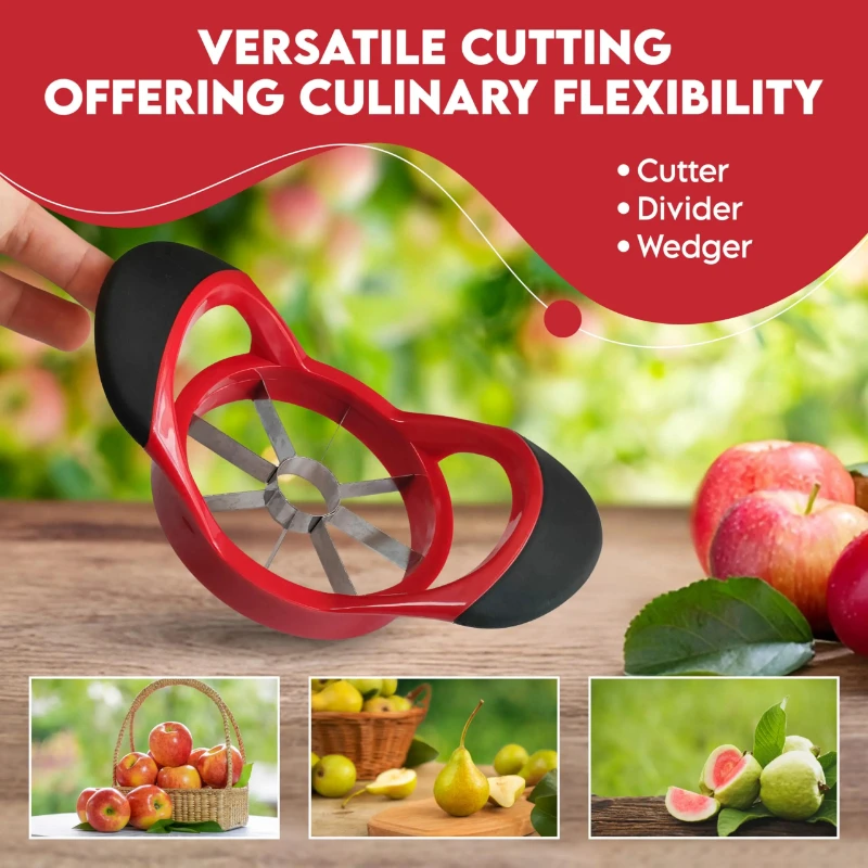 Stainless Steel Fast Apple Potato Onion & Vegetable Cutter Home Kitchen Tool for Core Removal Plastic Slicer Good kitchen helper