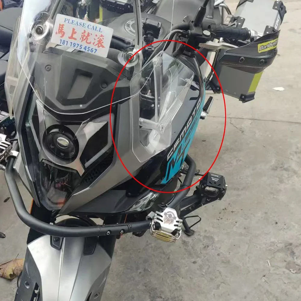 For  650MT 650 MT Motorcycle Windshield Windscreen Plate Side Panels Front Wind Deflector Accessories