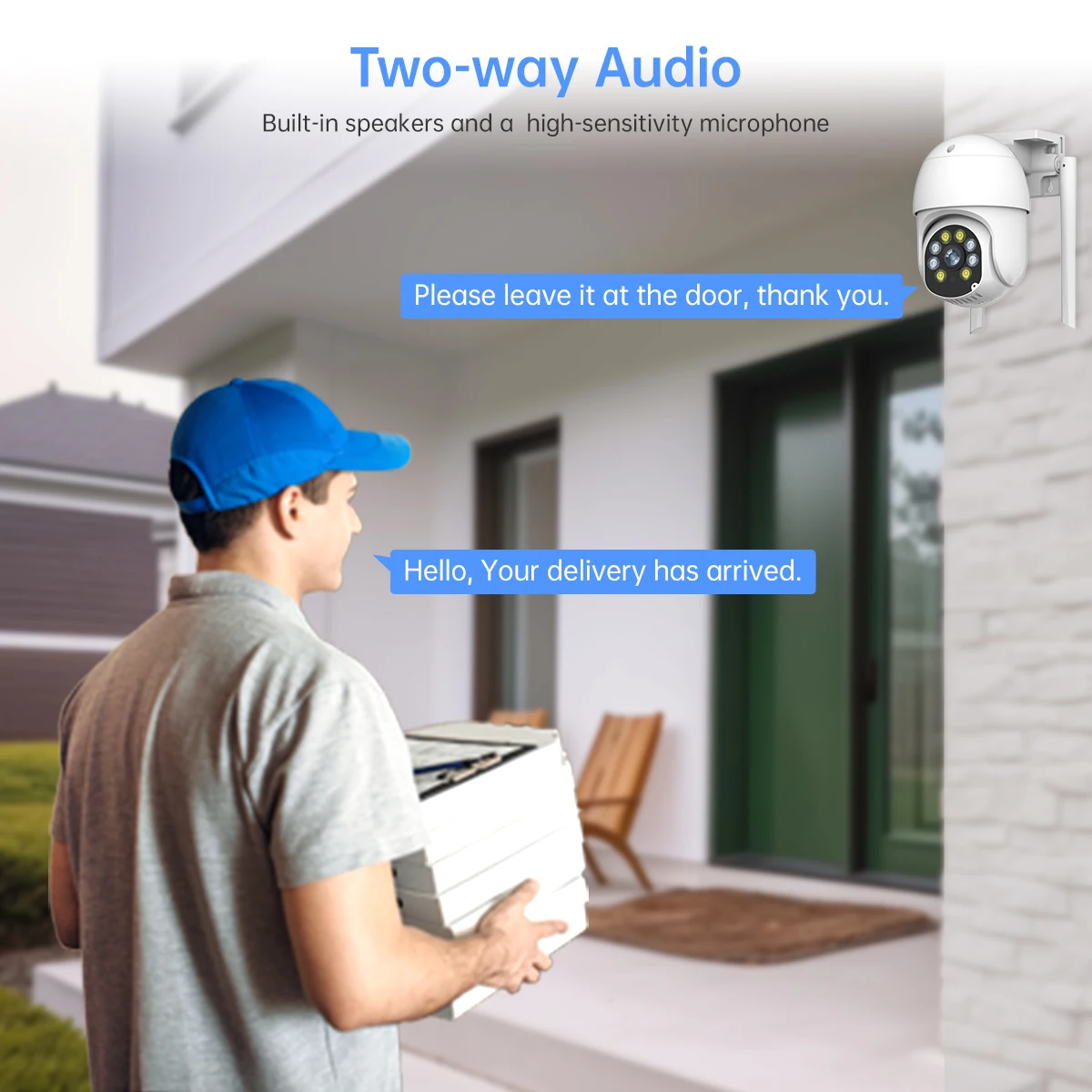 JOOAN 5MP 3MP PTZ Wifi Camera Outdoor IP Camera Color Night Auto Tracking ONVIF Surveillance Cameras Street Security CCTV Camera