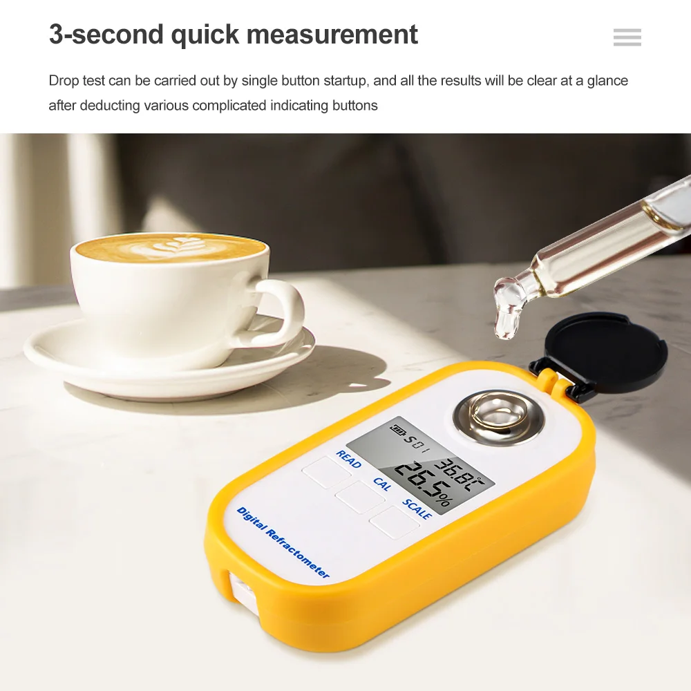 Digital Coffee Refractometer TDS Concentration Detector