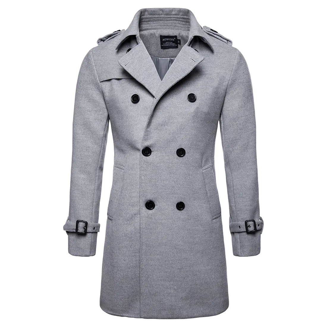 

Winter Slim Fit Man Coat Casual Men Wool Overcoat Clothing