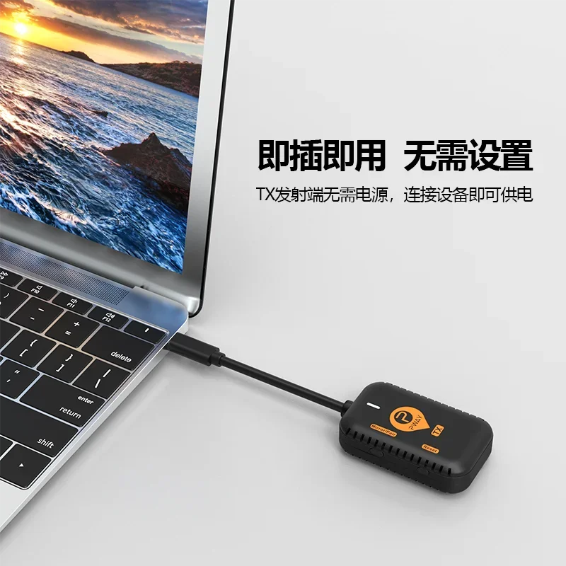 UsbC HDMI 무선 송신기 수신기 확장기 키트 TV 카메라 스트리밍 Projecto 용 1080P @ 60HZ 30M 무선 디스플레이 동글