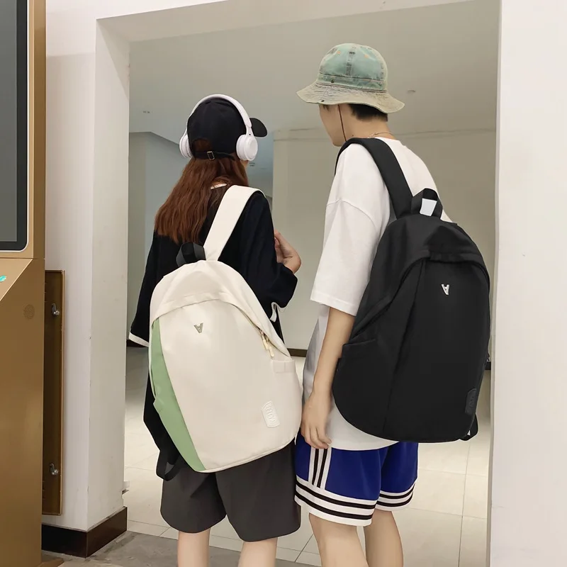 Korean Style Trendy Cool Sports Backpack Girls' Junior High School Student High Schoolbag Men's Large Capacity Travel Backpack