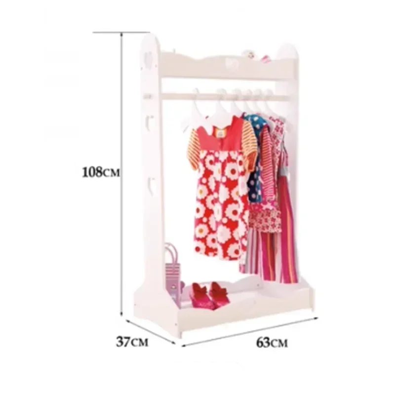 Dress Up Storage Child Wardrobe Clothing Guard Hanging Closet Kids Wardrobe Sturdy Girls Meuble Chambre Enfant Kids Furniture
