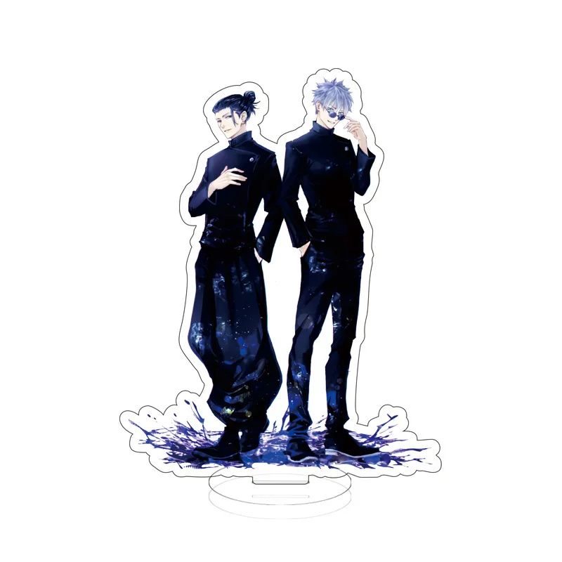 

Anime Figure Itadori Yuji Fushiguro Megumi Standing Acrylic Stand Originality Model Plate Desk Decor Figurine Collectible