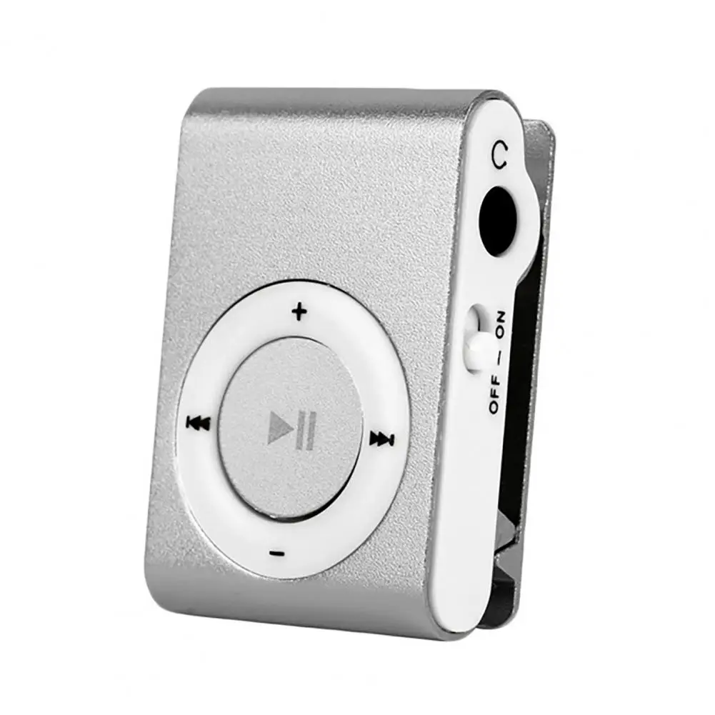 Mini MP3 Portable TF Card SD Card Slot Metal Clip USB Sport Digital Music Walkman Lightweight For Sports Running Citywalk portable music walkman
