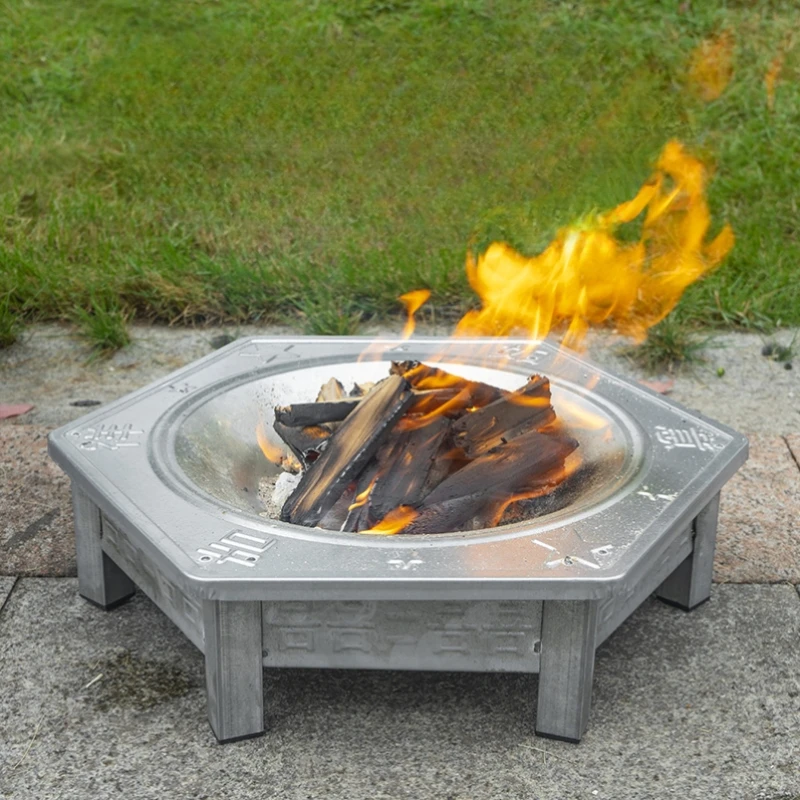

Economical Brazier Outdoor Heaters Metal Terrace Winter Carbon Patio Heaters Grill Camping Calentador Kachel Heating YX50TY